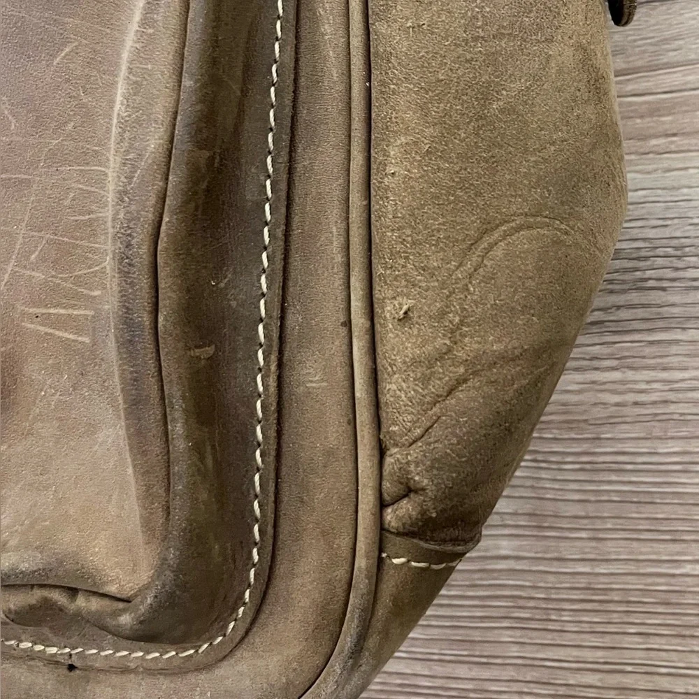 Casual Leather Briefcases Laptop Bag Brown Color Americana